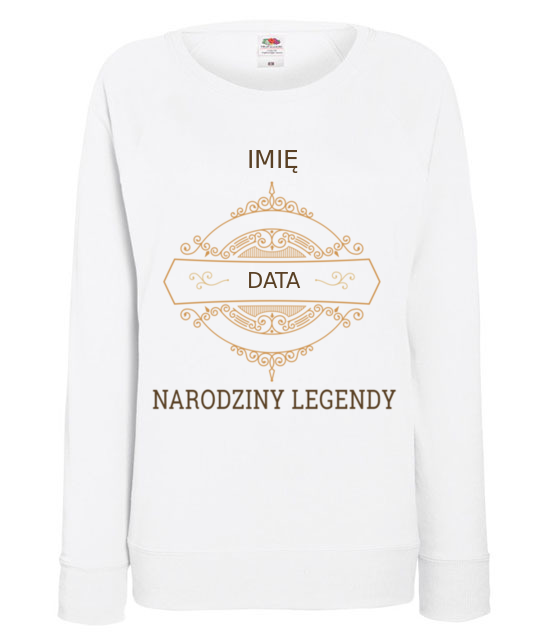 Narodziny legendy bluza z nadrukiem urodziny kobieta jipi pl 772 114