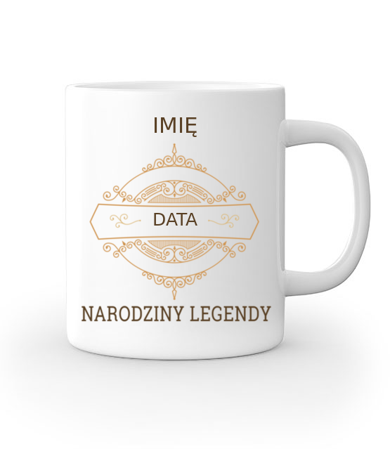 Narodziny legendy kubek z nadrukiem urodziny gadzety jipi pl 772 159