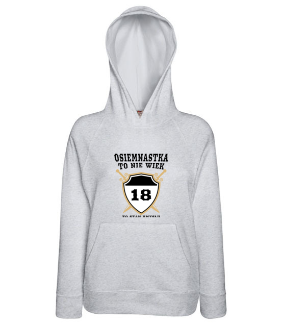 Stan umyslu po osiemnastce bluza z nadrukiem urodziny kobieta jipi pl 774 148