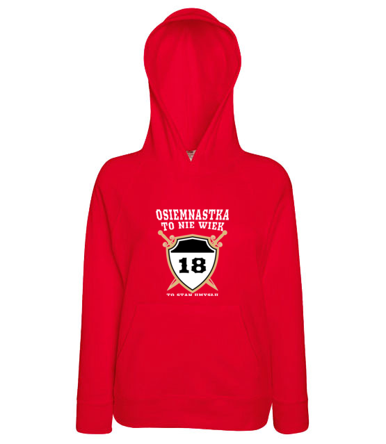 Stan umyslu po osiemnastce bluza z nadrukiem urodziny kobieta jipi pl 775 146