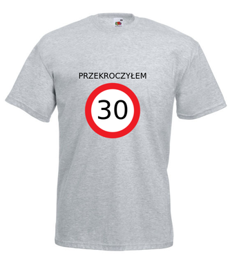 Zakaz złamany - Koszulka z nadrukiem - Urodziny - Męska