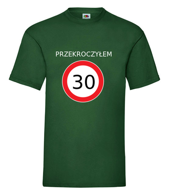 Zakaz złamany - Koszulka z nadrukiem - Urodziny - Męska
