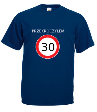 Zakaz złamany - Koszulka z nadrukiem - Urodziny - Męska