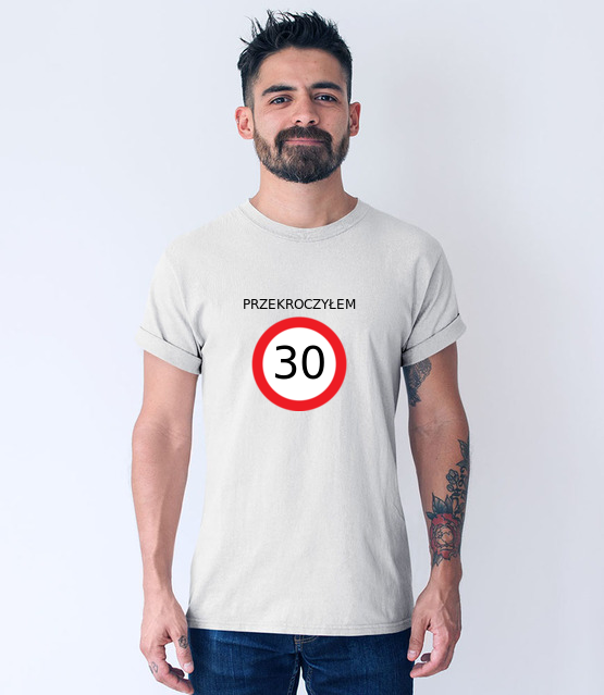 Zakaz zlamany koszulka z nadrukiem urodzinowe mezczyzna jipi pl 776 53