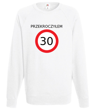 Zakaz złamany - Bluza z nadrukiem - Urodziny - Męska