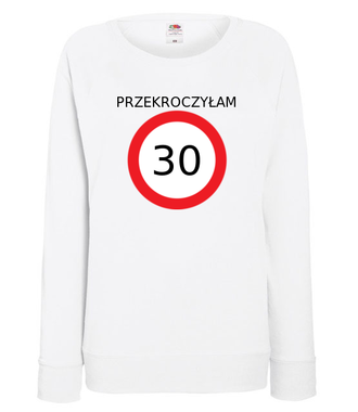 Zakaz złamany - Bluza z nadrukiem - Urodziny - Damska