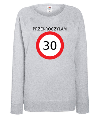 Zakaz złamany - Bluza z nadrukiem - Urodziny - Damska