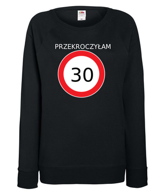 Zakaz złamany - Bluza z nadrukiem - Urodziny - Damska