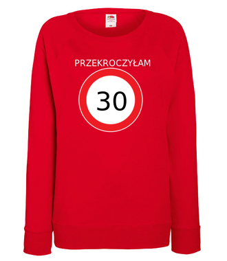 Zakaz złamany - Bluza z nadrukiem - Urodziny - Damska