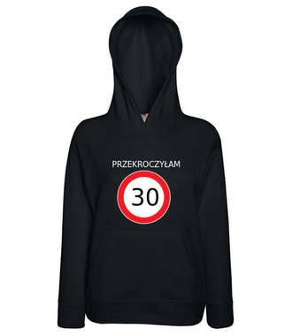 Zakaz złamany - Bluza z nadrukiem - Urodziny - Damska z kapturem