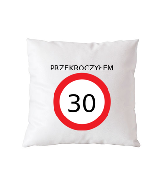 Zakaz złamany - Poduszka z nadrukiem - Urodziny - Gadżety