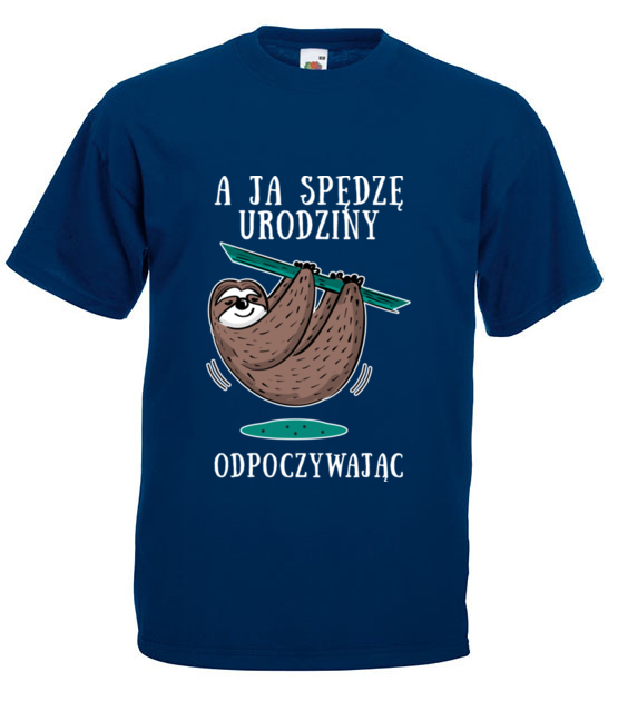 Urodziny na leniwca koszulka z nadrukiem urodziny mezczyzna jipi pl 779 3