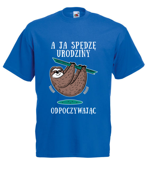Urodziny na leniwca koszulka z nadrukiem urodziny mezczyzna jipi pl 779 5