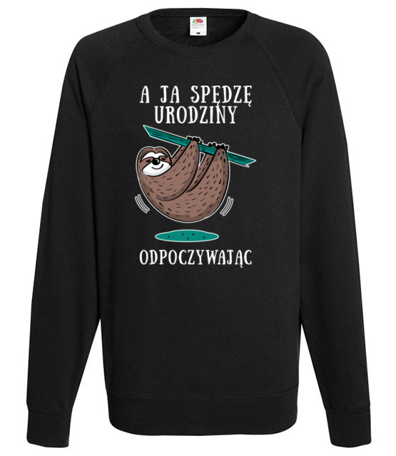 Urodziny na leniwca bluza z nadrukiem urodziny mezczyzna jipi pl 779 107