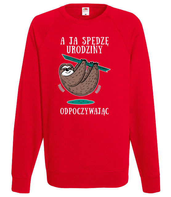 Urodziny na leniwca bluza z nadrukiem urodziny mezczyzna jipi pl 779 108