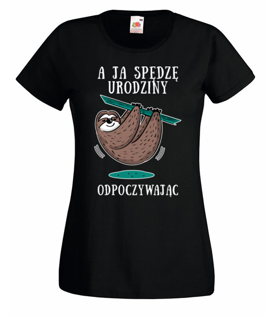 Urodziny na leniwca koszulka z nadrukiem urodziny kobieta jipi pl 779 59