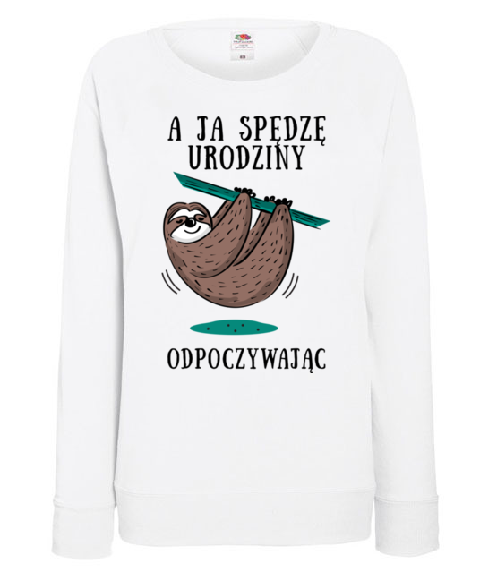 Urodziny na leniwca bluza z nadrukiem urodziny kobieta jipi pl 778 114