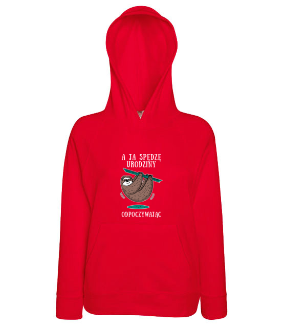Urodziny na leniwca bluza z nadrukiem urodziny kobieta jipi pl 779 146