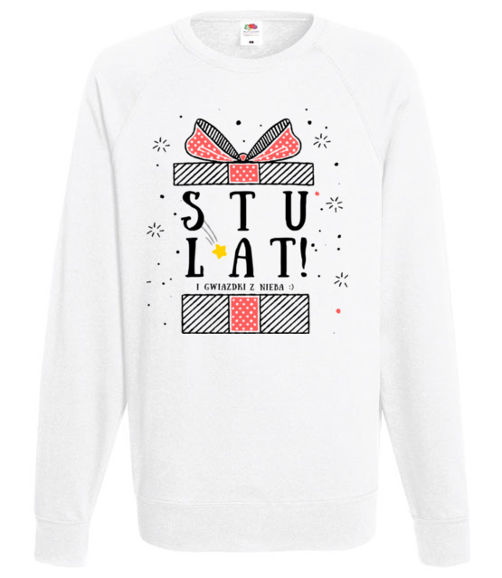 Stu lat i gwiazdki z nieba bluza z nadrukiem urodziny mezczyzna jipi pl 780 106