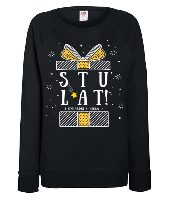 Stu lat i gwiazdki z nieba bluza z nadrukiem urodziny kobieta jipi pl 781 115