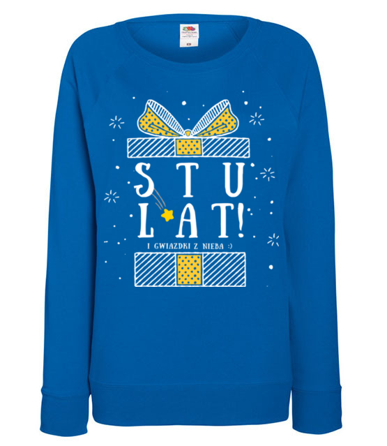 Stu lat i gwiazdki z nieba bluza z nadrukiem urodziny kobieta jipi pl 781 117