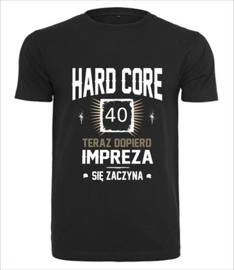 Hardcorowy solenizant - Koszulka z nadrukiem - Urodziny - Męska