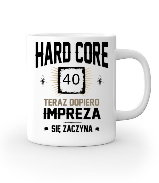 Hardcorowy solenizant kubek z nadrukiem urodziny gadzety jipi pl 782 159