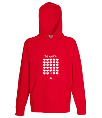 To Twój wynik. - Bluza z nadrukiem - Urodziny - Męska z kapturem
