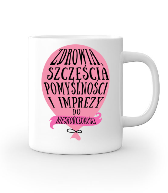 Zyczenia dla jubilatow i solenizantow kubek z nadrukiem urodziny gadzety jipi pl 788 159