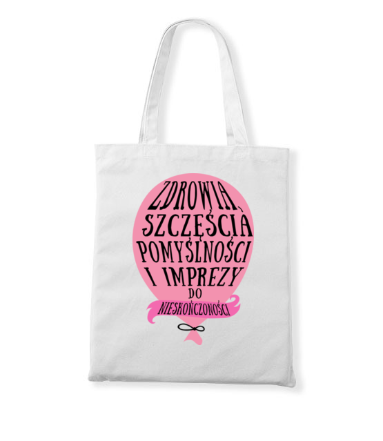 Zyczenia dla jubilatow i solenizantow torba z nadrukiem urodziny gadzety jipi pl 788 161