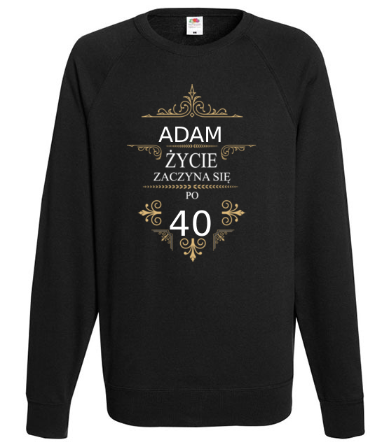 Kolejne urodziny zycie przyspiesza bluza z nadrukiem urodziny mezczyzna jipi pl 790 107