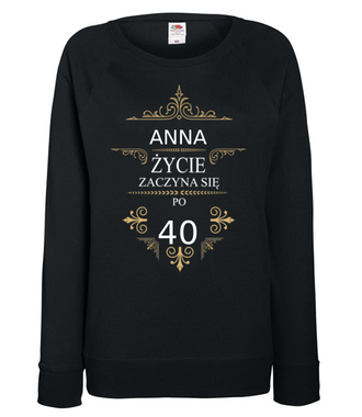 Kolejne urodziny - życie przyspiesza - Bluza z nadrukiem - Urodzinowe - Damska