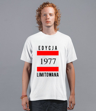 Edycja limitowana - Koszulka z nadrukiem - Urodziny - Męska