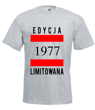 Edycja limitowana - Koszulka z nadrukiem - Urodziny - Męska