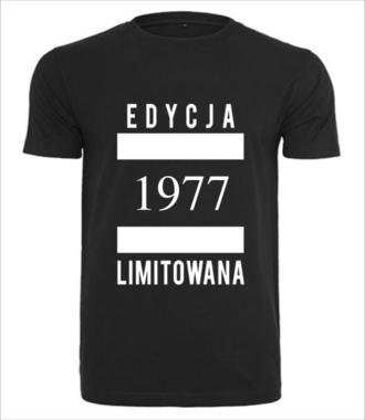Edycja limitowana - Koszulka z nadrukiem - Urodziny - Męska