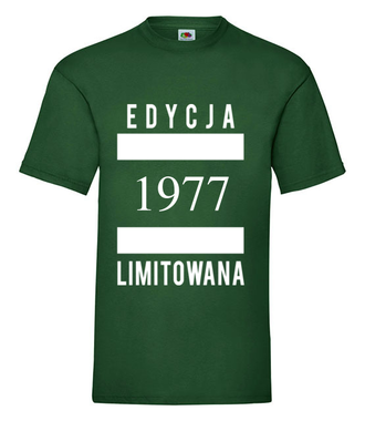 Edycja limitowana - Koszulka z nadrukiem - Urodziny - Męska