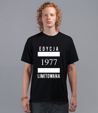 Edycja limitowana - Koszulka z nadrukiem - Urodziny - Męska