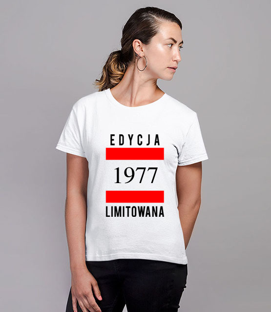 Edycja limitowana koszulka z nadrukiem urodzinowe kobieta jipi pl 793 77