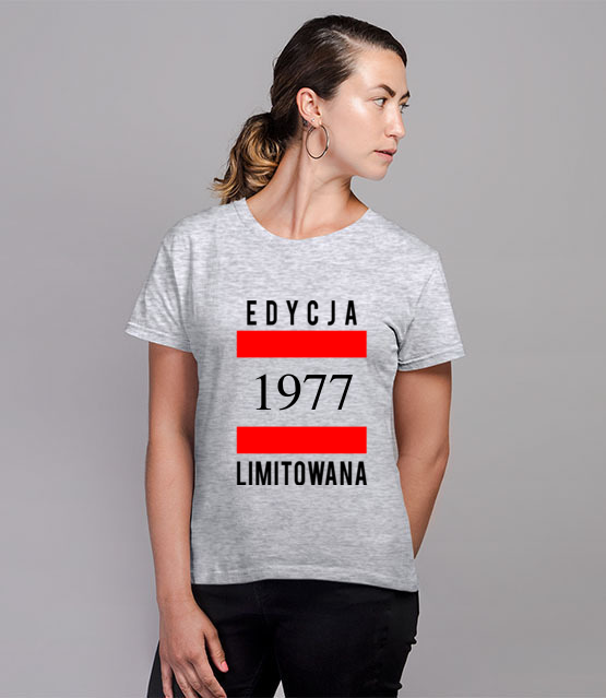 Edycja limitowana koszulka z nadrukiem urodzinowe kobieta jipi pl 793 81
