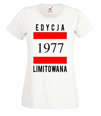 Edycja limitowana - Koszulka z nadrukiem - Urodziny - Damska