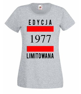 Edycja limitowana - Koszulka z nadrukiem - Urodziny - Damska