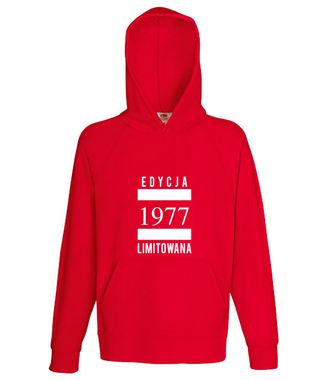 Edycja limitowana - Bluza z nadrukiem - Urodziny - Męska z kapturem