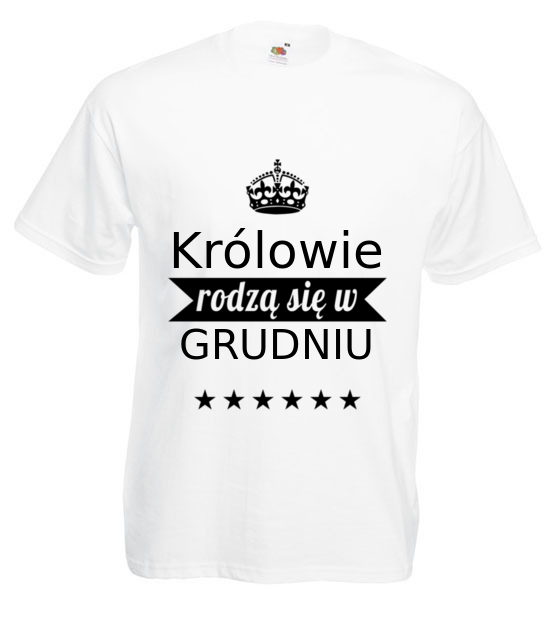 Krolowie rodza sie co miesiac koszulka z nadrukiem urodziny mezczyzna jipi pl 801 2