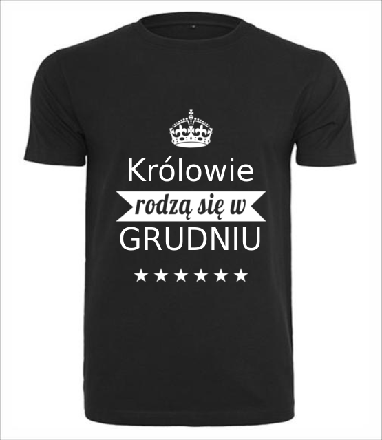 Krolowie rodza sie co miesiac koszulka z nadrukiem urodziny mezczyzna jipi pl 802 1