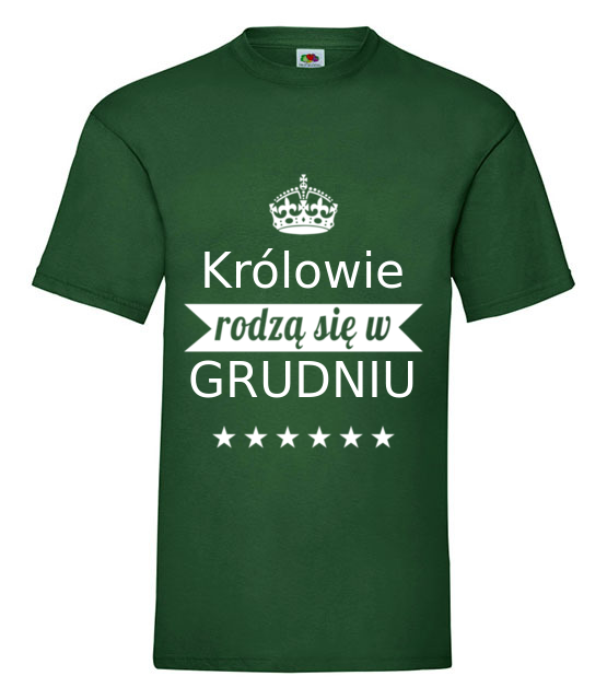 Krolowie rodza sie co miesiac koszulka z nadrukiem urodziny mezczyzna jipi pl 802 188