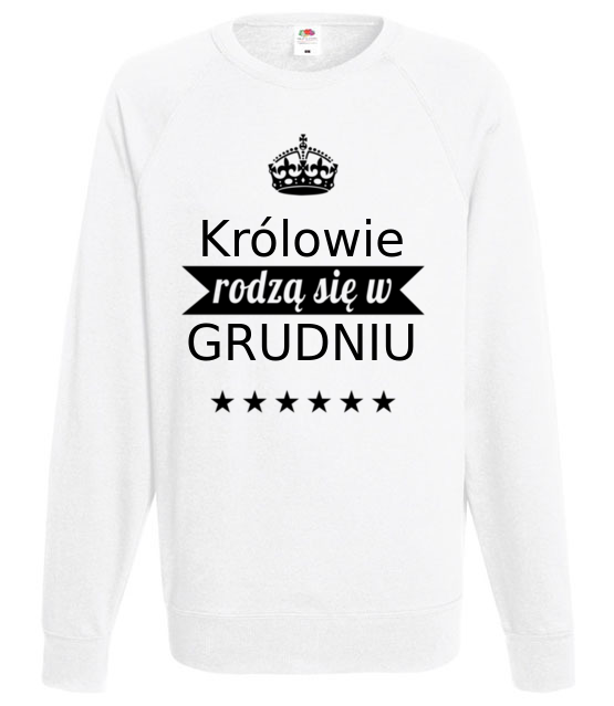 Krolowie rodza sie co miesiac bluza z nadrukiem urodziny mezczyzna jipi pl 801 106
