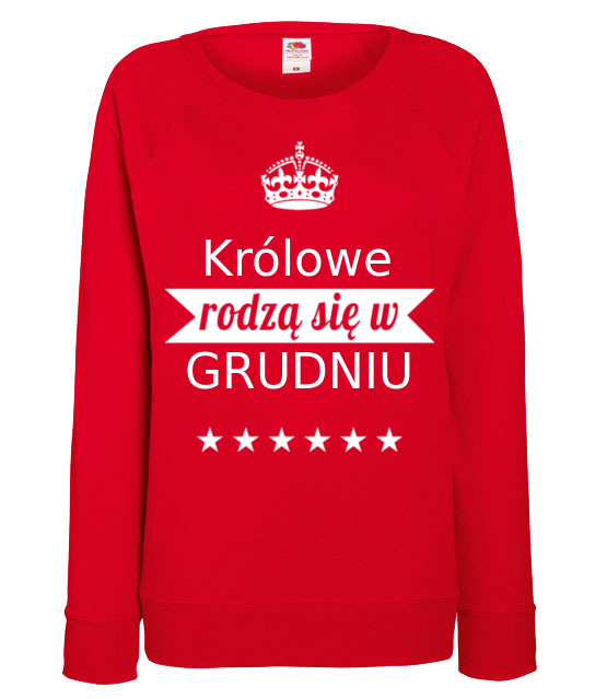 Krolowie rodza sie co miesiac bluza z nadrukiem urodziny kobieta jipi pl 802 116