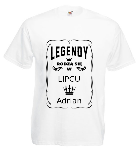 Jestem legenda urodzilem sie w koszulka z nadrukiem urodziny mezczyzna jipi pl 803 2
