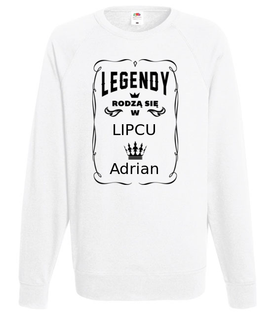 Jestem legenda urodzilem sie w bluza z nadrukiem urodziny mezczyzna jipi pl 803 106