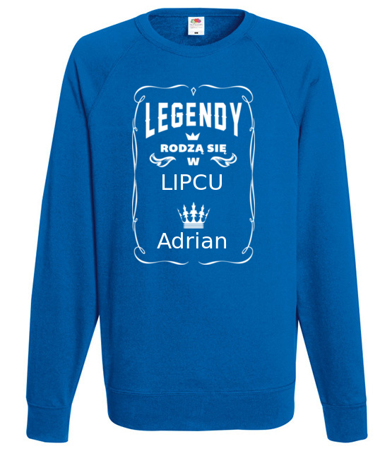 Jestem legenda urodzilem sie w bluza z nadrukiem urodziny mezczyzna jipi pl 804 109